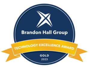 Brandon Hall Group Technology Excellence Award badge